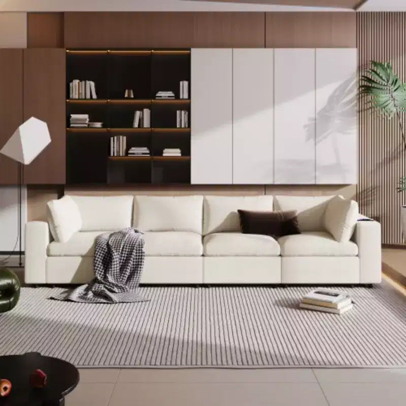 Storage, USB, Wireless Charging Sofa with Bluetooth Speaker, for Living Room/Apartment
