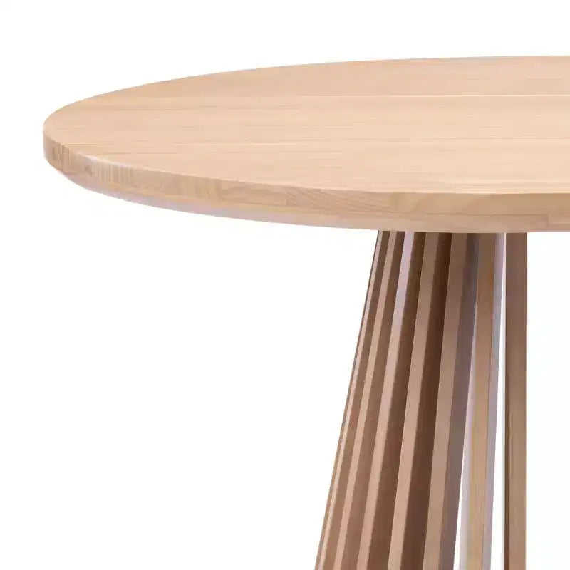Plank+Beam 72 Lido Rectangular Dining Table, Solid Wood Minimalist Kitchen Table for 6
