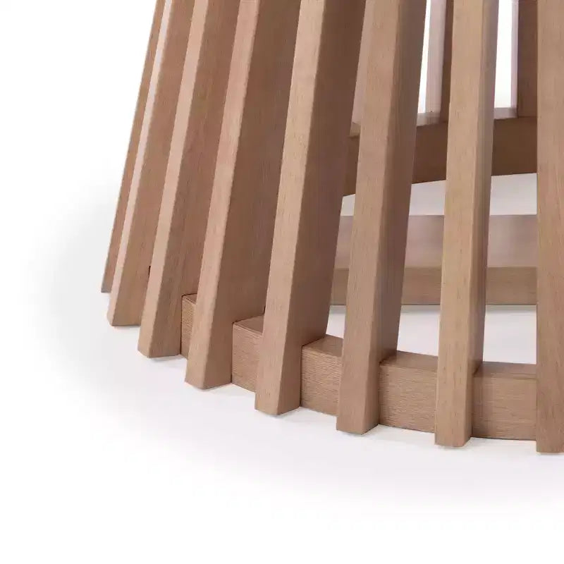Plank+Beam 72 Lido Rectangular Dining Table, Solid Wood Minimalist Kitchen Table for 6