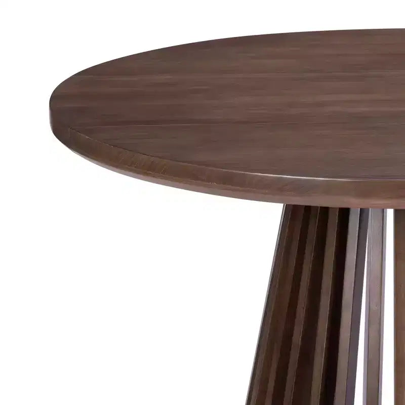 Plank+Beam 72 Lido Rectangular Dining Table, Solid Wood Minimalist Kitchen Table for 6
