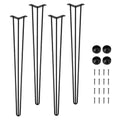 Metal Table Legs,Table Legs Replacement Heavy Duty Square Tube Desk Legs Furniture Legs, Heavy Duty Sturdy Leg,Dining Table Set of 4