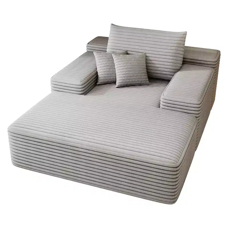 MAYEERTY Set of 2 Acacia Wood Patio Chairs with Rope-Wrapped Arms & Waterproof Foam Cushions 400lbs Capacity