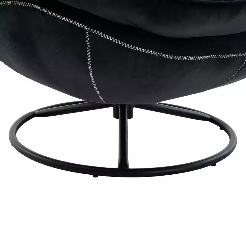 Okak Velvet Accent Chair with Ottoman,Modern Mid-Century Style Armless Living Room Chair,Soft Comfy Sitting Chair for TV Watching,Gaming