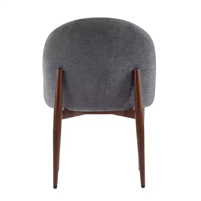 Christopher Knight Home Carew Modern Chenille Upholstered Iron Dining Chairs (Set of 2)