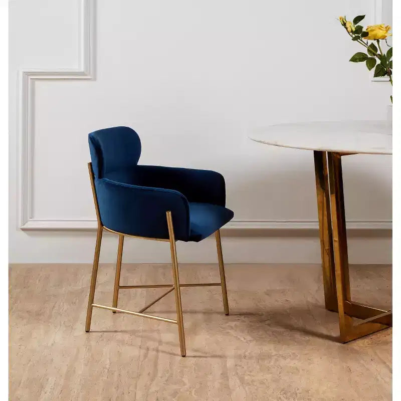 Charlize Velvet Dining Chair - SFV4757 - Safavieh Couture