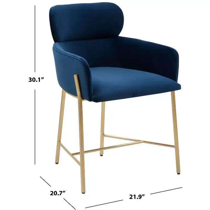 Charlize Velvet Dining Chair - SFV4757 - Safavieh Couture
