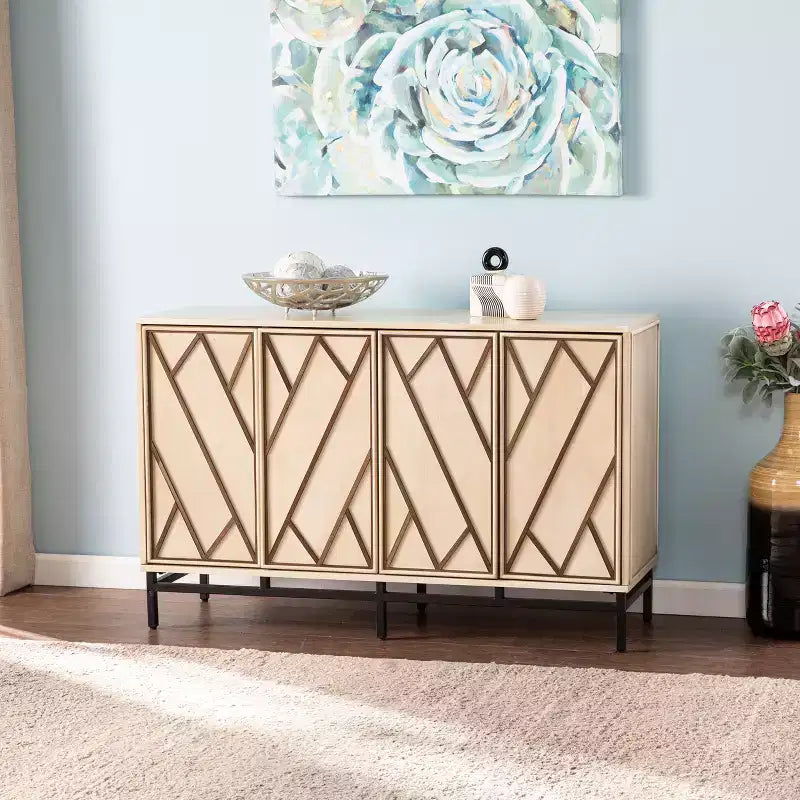 Bremling Art Deco Buffet - White - SEI