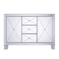 Mirage 3-Drawer Mirrored Cabinet - Silver - SEI