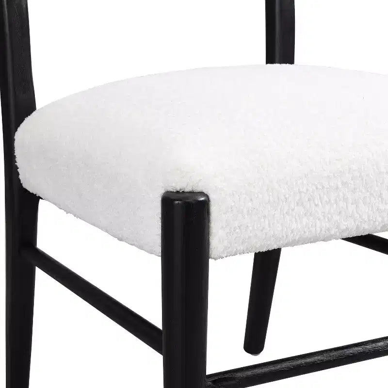 Christopher Knight Home Fescue Farmhouse Upholstered Rubberwood Dining Chairs (Set of 2)