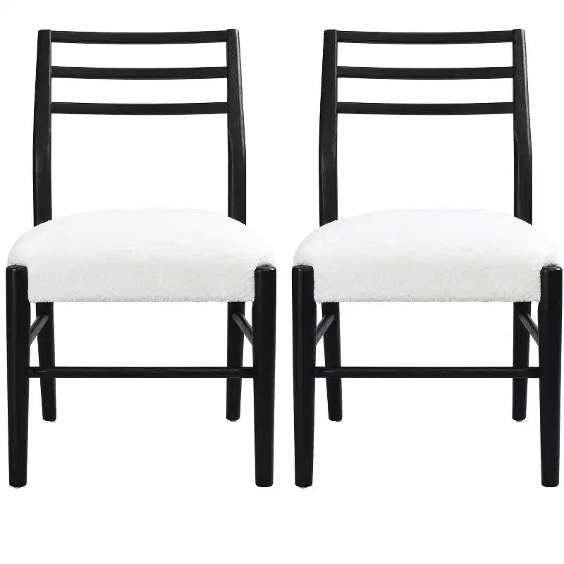 Christopher Knight Home Fescue Farmhouse Upholstered Rubberwood Dining Chairs (Set of 2)