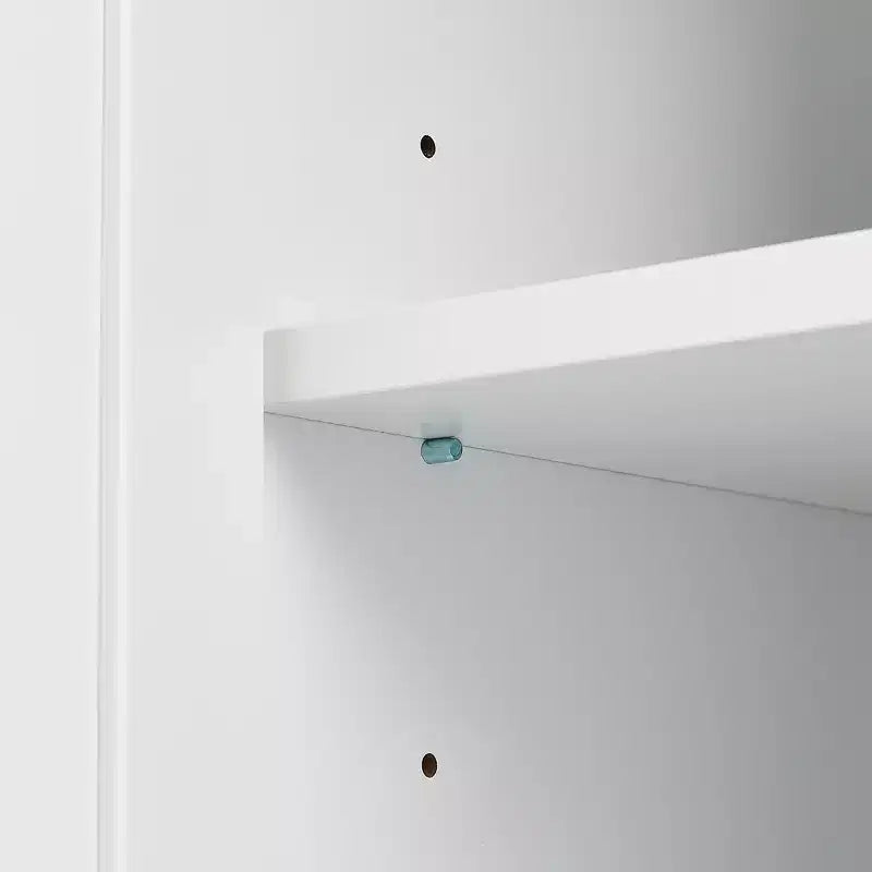 GDFStudio Sienna Modern Wood Tall Bathroom Storage Cabinet with Drawers and Adjustable Shelves