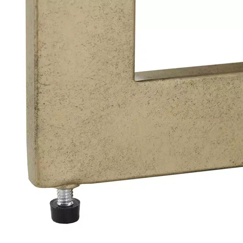 Natalia Black and Gold Metal Base Console Table - Black/Gold - iNSPIRE Q