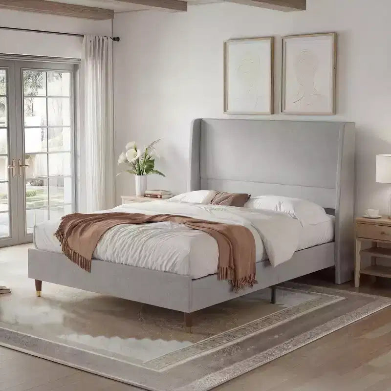 Ora Maison Modern Upholstered Storage Bed