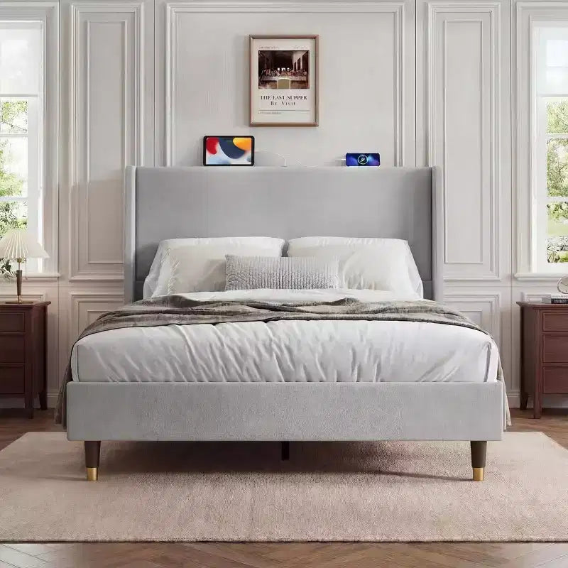 Ora Maison Modern Upholstered Storage Bed