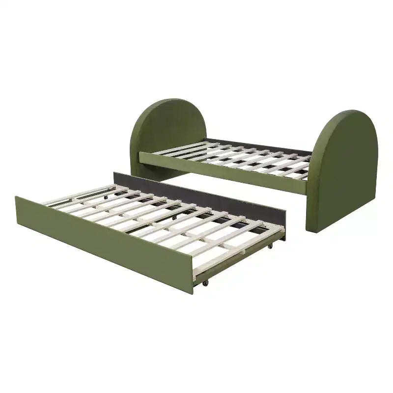 Christopher Knight Home Aurora Velvet Upholstered Daybed with Pull-Out Trundle