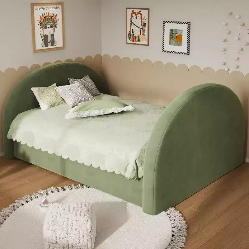 Christopher Knight Home Aurora Velvet Upholstered Daybed with Pull-Out Trundle
