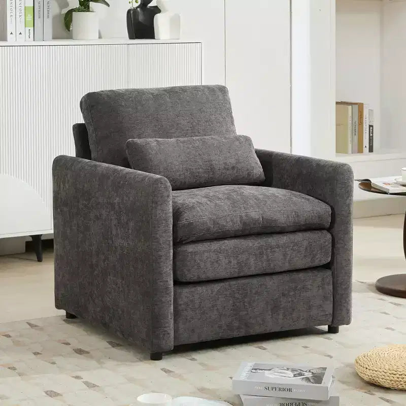 GDFStudio Stan 31.9 Ergonomic Cozy Upholstered Armchair
