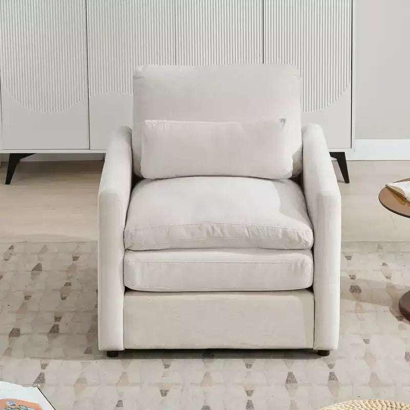 GDFStudio Stan 31.9 Ergonomic Cozy Upholstered Armchair