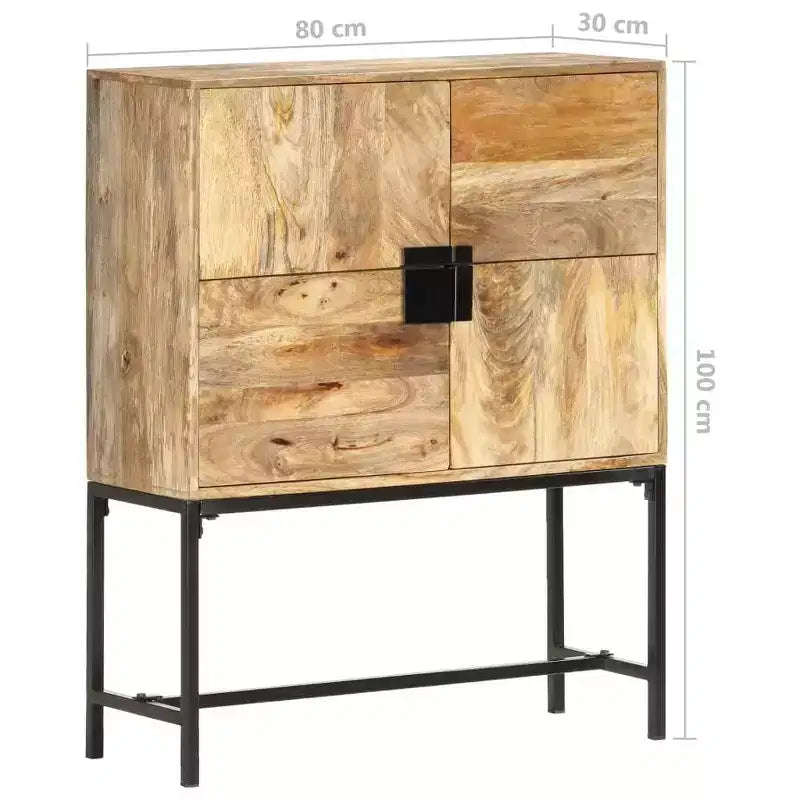 vidaXL Cabinet Freestanding Accent Storage Cabinet for Living Room Bedroom
