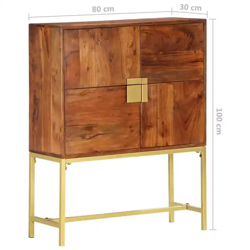 vidaXL Cabinet Freestanding Accent Storage Cabinet for Living Room Bedroom