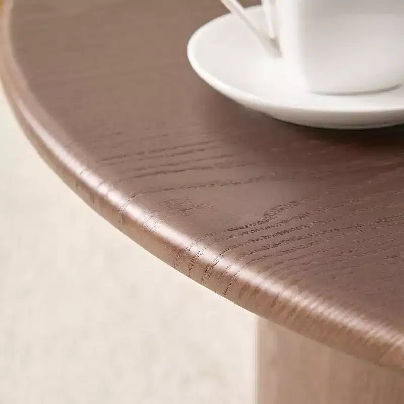 Round Nesting Coffee Table Set Minimalist Center Table Cocktail Table End Table Sofa Side Table Accent Table with Sintered Stone Tabletop - ModernLuxe