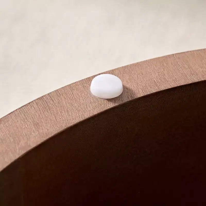 Round Nesting Coffee Table Set Minimalist Center Table Cocktail Table End Table Sofa Side Table Accent Table with Sintered Stone Tabletop - ModernLuxe