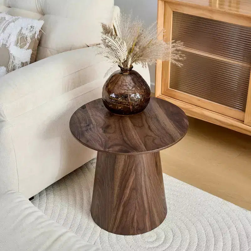 GDFStudio Nives Modern Round Coffee Table
