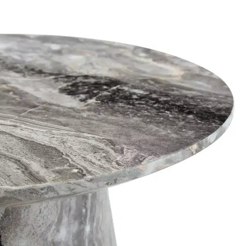GDFStudio Nives Modern Round Coffee Table