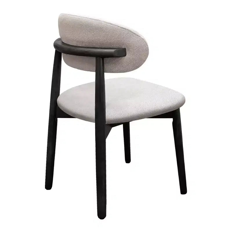 GDFStudio Alysa Fabric Upholstered Rubber Wood Dining Chair