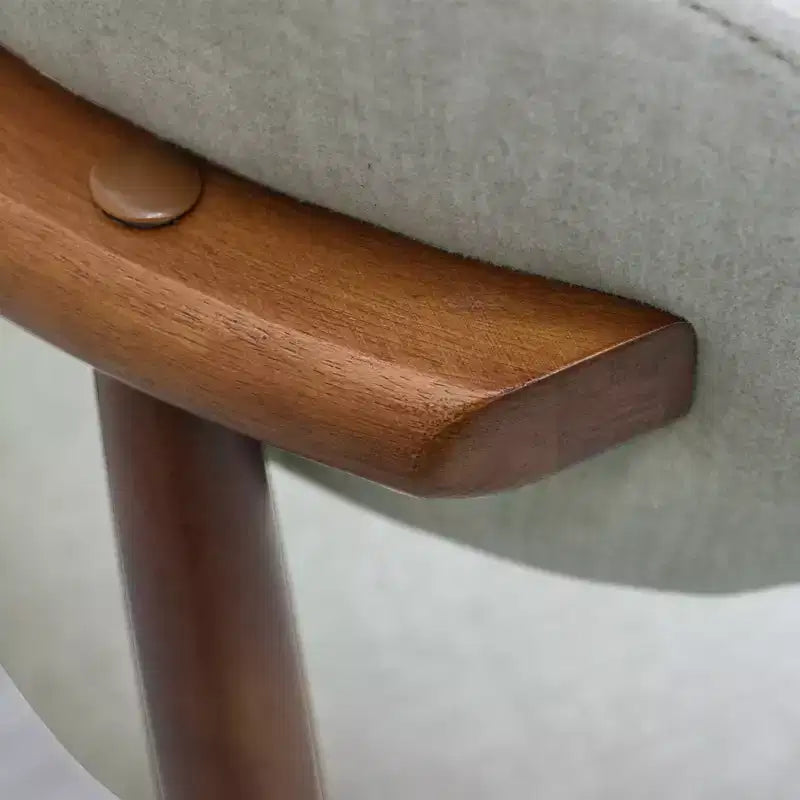 GDFStudio Alysa Fabric Upholstered Rubber Wood Dining Chair