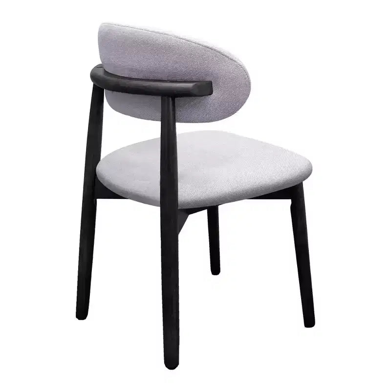 GDFStudio Alysa Fabric Upholstered Rubber Wood Dining Chair