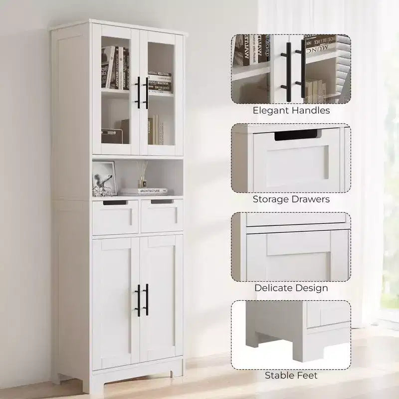 Freestanding Linen Cabinet