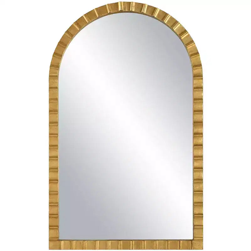 Uttermost Dandridge Antique Gold 24 x 38 3/4 Arch Top Wall Mirror