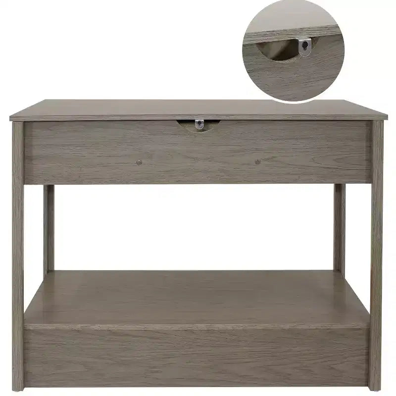 Sunnydaze MDF Indoor Entryway Console Table with 3 Drawers - 30 H - Thunder Gray