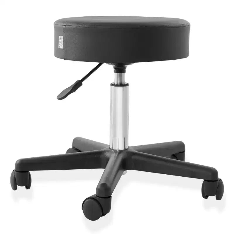 Saloniture Rolling Hydraulic Salon Stool - Adjustable Swivel Chair for Spa or Medical Office