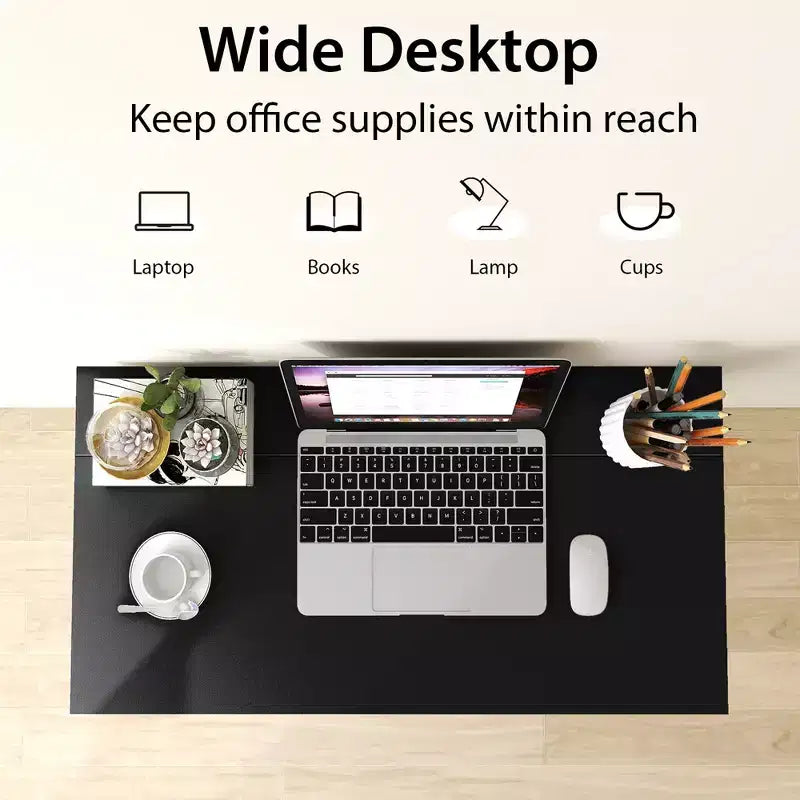 Costway Folding Computer Desk No Assembly Study Writing Table for Small Spaces Walnut/Black/Brown/White/Natural